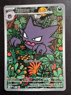 Haunter MEP 027 Illustration Rare Pokemon Mega Gengar Deck Promo Near Mint - Image 1