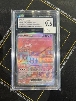 2023 Pokemon Black Star Promos Mew ex #053 151 Ultra Premium Collection CGC 9.5 - Image 1