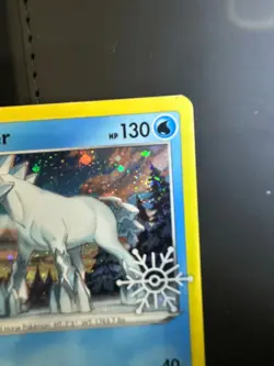 Pokemon TCG Glastrier 051/196 Holo Lost Origin Snowflake Promo Stamp - SWIRL! - Image 3