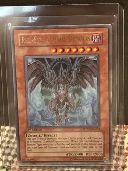 Red-Eyes Zombie Dragon SDZW-EN001 Zombie World 1st Edition - Image 1
