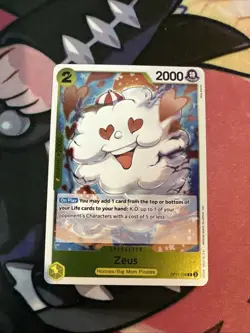 One Piece TCG A Fist Of Divine Speed Foil Zeus (106) - Image 1