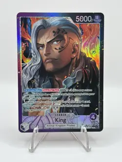 One Piece CCG King OP08-057 Alt Art Leader - English - NM - Image 1