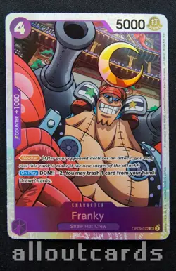 2024 One Piece Emporers in the New World Franky Holo OP09-072 Secret Rare NM/M - Image 1