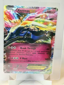Pokemon TCG Xerneas EX Celebrations Holo Ultra Rare Card 97/146 - Image 1