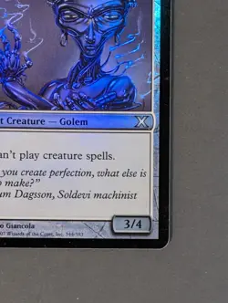 MTG Card - 1x Steel Golem - Core Set 10th Editon X - LP - Foil - Magic - #344 - Image 4