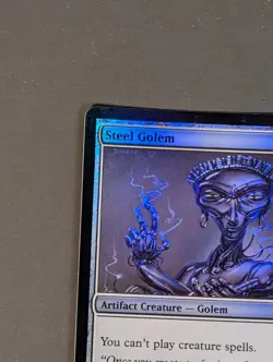 MTG Card - 1x Steel Golem - Core Set 10th Editon X - LP - Foil - Magic - #344 - Image 5