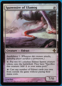 Spawnsire of Ulamog FOIL Rise of the Eldrazi NM Rare CARD (502324) ABUGames - Image 1