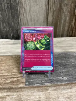 Unfair Stamp Twilight masquerade ACE SPEC Pokemon Trading Card Game 165/167 - Image 1
