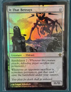 Magic the Gathering - Rise Of Eldrazi - It That Betrays FOIL BEAUTIFUL - Image 1