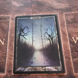 1x Swamp Mtg Unhinged Foil MP - Image 1