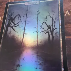 1x Swamp Mtg Unhinged Foil MP - Image 4