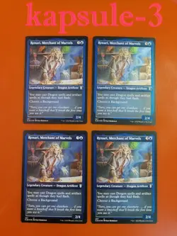 4x Renari, Merchant of Marvels | FOIL-ETCHED | Battle for Baldur's Gate | MTG - Image 1