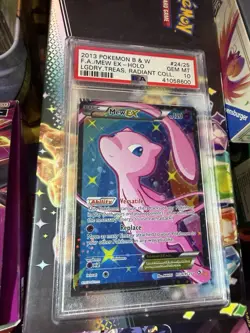 Pokemon 2013 Mew EX Full Art Holo RC24/RC25 Legendary Treasures Radiant PSA 10 - Image 1