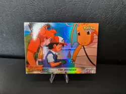 Pokemon The Invitation #13 Mewtwo Strikes Back HOLO RAINBOW Topps MP - Image 1