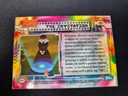 Pokemon The Invitation #13 Mewtwo Strikes Back HOLO RAINBOW Topps MP - Image 3