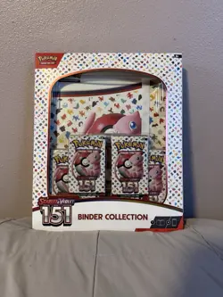Pokemon TCG Scarlet & Violet - 151 Binder Collection - 4 Packs SEALED English 820650853142 - Image 1