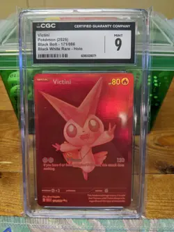 Victini 171/086 Black Bolt Pokemon TCG CGC 9 MINT! 🌟 - Image 1