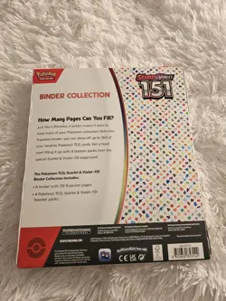 Pokemon TCG Scarlet & Violet - 151 Binder Collection - 4 Packs SEALED English 820650853142 - Image 2