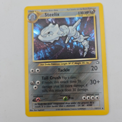 Steelix 15/111 Neo Genesis Holo Rare Pokemon English WOTC SWIRL MP - Image 1