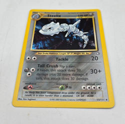 Steelix 15/111 Neo Genesis Holo Rare Pokemon English WOTC SWIRL MP - Image 2