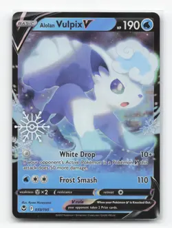 Pokemon TCG - Alolan Vulpix V - 033/195 (Holiday Calendar - Image 1