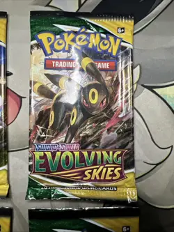 Evolving Skies Booster Pack Art Set (4) EMPTY - Pokemon 2021 Pokemon TCG Rare - Image 5