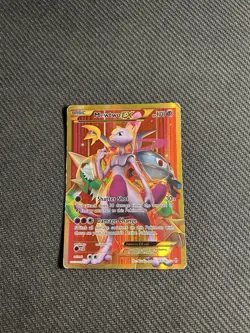 Pokemon TCG Mewtwo EX (Secret Full Art) 164/162 Breakthrough Holo HP - Image 3