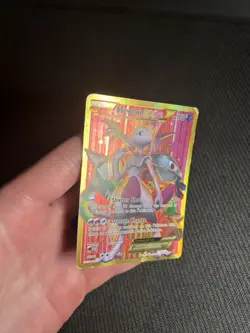 Pokemon TCG Mewtwo EX (Secret Full Art) 164/162 Breakthrough Holo HP - Image 4