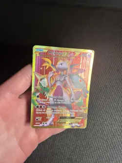 Pokemon TCG Mewtwo EX (Secret Full Art) 164/162 Breakthrough Holo HP - Image 5