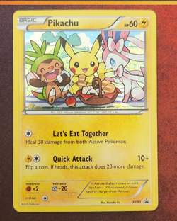 Pokemon Pikachu XY95 Promo Holo Rare – Let’s Eat Together 2016 2 - Image 1