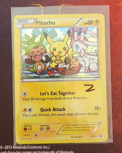 Pokemon Pikachu XY95 Promo Holo Rare – Let’s Eat Together 2016 2 - Image 3