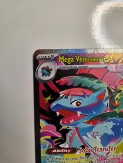 Pokemon Mega Evolution Mega Venusaur EX 177/132 Special Illustration Rare SIR NM - Image 3