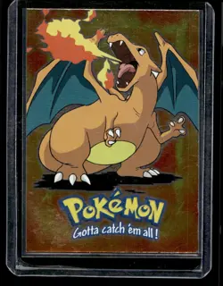 1999 Topps Pokemon Movie #E6 Charizard Non-Foil with Blue Topps Logo #06 - Image 1