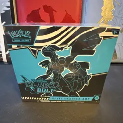 Sealed Pokemon Scarlet & Violet Black Bolt Elite Trainer Box (Free Shipping) - Image 1