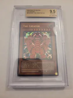Yu-Gi-Oh! 2004 The Creator RDS-EN005 1st Edition Ultra Rare PSA 9 MINT - Image 1