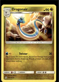 Pokemon Dragonair 149/236 Unified Minds Non Holo Uncommon 2 Card Lot - Image 1