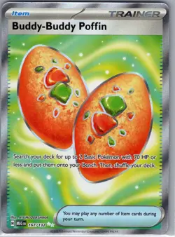 Buddy-Buddy Poffin 167/132 ME01: Mega Evolution - Pokemon Card - NM - Image 1
