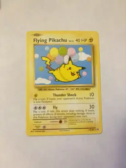 Pokemon TCG Flying Pikachu Card Evolutions 110/108 Regular Secret Rare Near Mint - Image 1