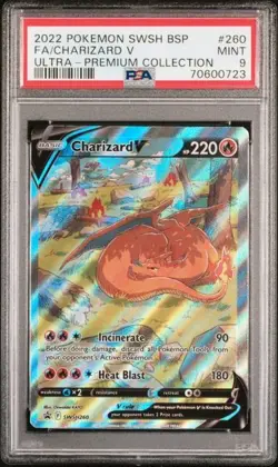 Charizard V SWSH260 SWSH: Sword & Shield Promo Cards Holo PSA 9 - Image 1