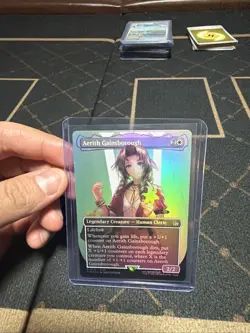 Aerith Gainsborough (Borderless) Final Fantasy Foil - Image 1