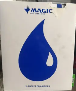 Ultra Pro Magic The Gathering Mana 8 9-Pocket Zip Pro Binder – Island - Open box - Image 1