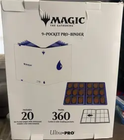 Ultra Pro Magic The Gathering Mana 8 9-Pocket Zip Pro Binder – Island - Open box - Image 2