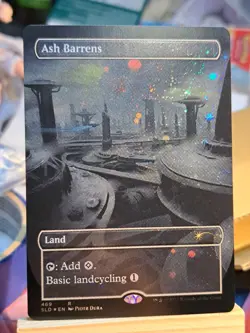 Ash Barrens (Borderless) (Galaxy Foil) Secret Lair Drop Foil - Image 1