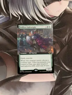 Selfless Safewright Extended Art MTG Lorwyn Eclipsed Regular - Image 1