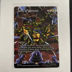 Waves Of Aggression - 13 - MTG: Teenage Mutant Ninja Turtles - Borderless - Image 1
