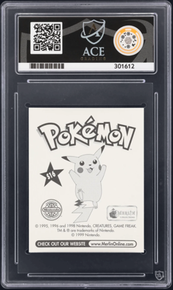 Pokemon Exeggutor 1999 Merlin Pokemon Sticker Prism #S25 ACE 10 Gem Mint - Image 2