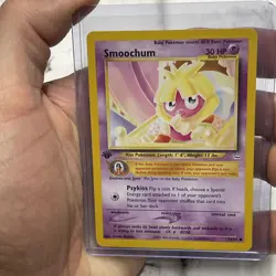 Pokemon 1st Edition Smoochum 54/64 Neo Revelation Pokemon Card - LP Vintage WOTC - Image 1