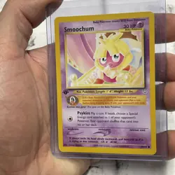 Pokemon 1st Edition Smoochum 54/64 Neo Revelation Pokemon Card - LP Vintage WOTC - Image 2