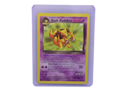 Pokemon Team Rocket Set Unlimited Print Dark Kadabra Card #39/82 Uncommon Used - Image 1