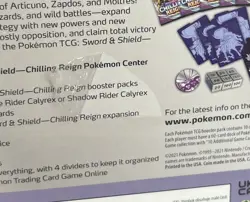 Pokemon Center Sword & Shield Chilling Reign (Shadow Rider) ETB SEALED - Image 2